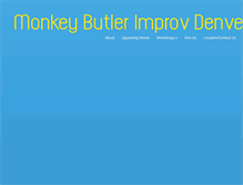 Tablet Screenshot of monkeybutlerdenver.com